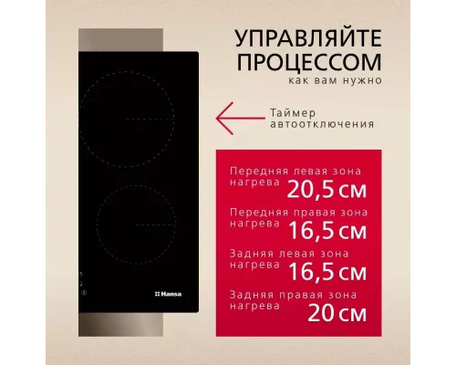 Варочная поверхность Hansa BHC633009 черный