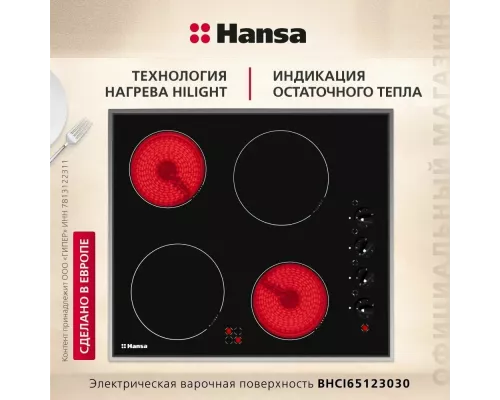 Варочная поверхность Hansa BHCI65123030