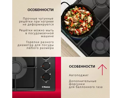 Варочная поверхность Hansa BHKS661830