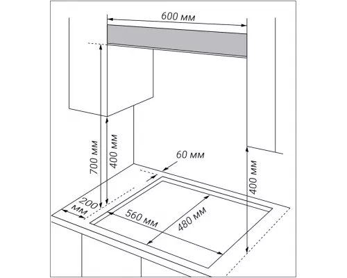 Варочная поверхность HIBERG VM 7155 B