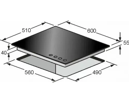 Варочная поверхность Kaiser KCG 6394 W Turbo Romb