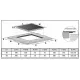 Варочная поверхность KORTING HK 60003 BW