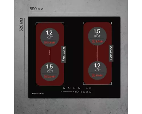Варочная поверхность KUPPERSBERG ICS 627