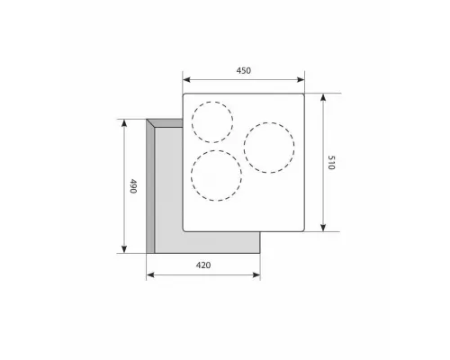 Варочная поверхность LEX EVH 430A BL