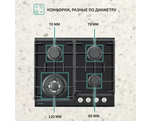 Варочная поверхность NORDFROST HM 6042 B