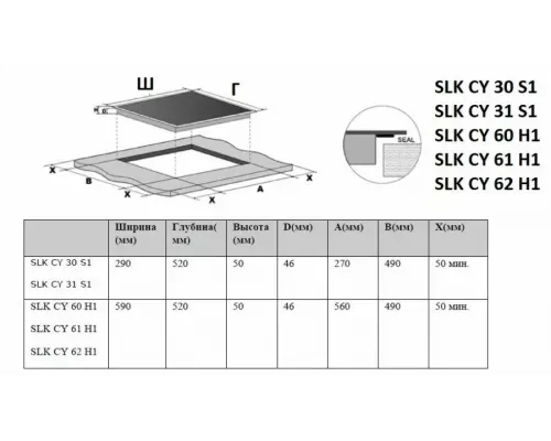 Варочная поверхность Schaub Lorenz SLK СY 30 S1