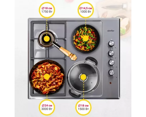 Варочная поверхность Simfer H60Q22M516
