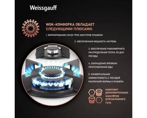 Варочная поверхность Weissgauff HG 640 WGh