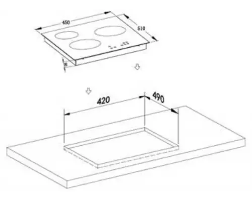 Варочная поверхность Weissgauff HV 430 BA