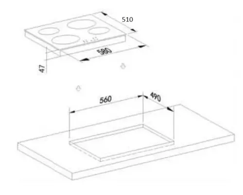 Варочная поверхность Weissgauff HV 640 BA