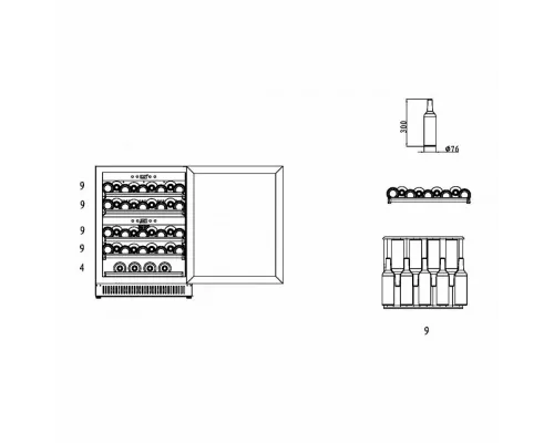 Винный шкаф CASO WineChef Pro 40