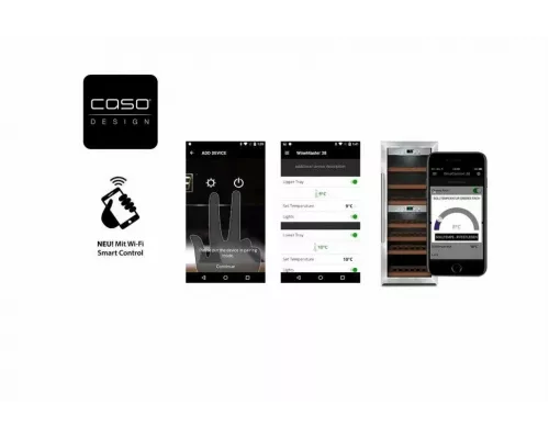 Винный шкаф CASO WineComfort 380 Smart