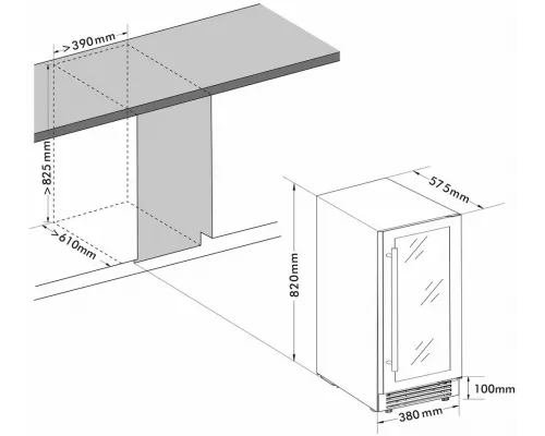 Винный шкаф Cellar Private CP027-2TB