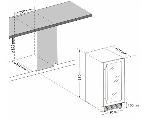 Винный шкаф Cellar Private CP032-1T