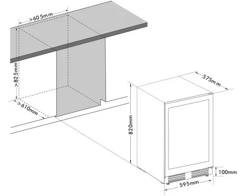 Винный шкаф Cellar Private CP043-2TBH