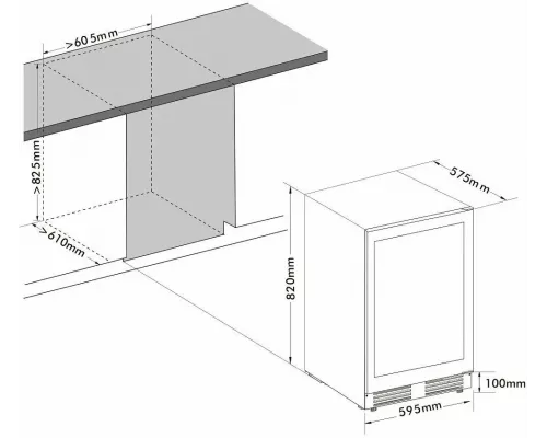 Винный шкаф Cellar Private CP051-1T