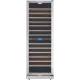 Винный шкаф Cellar Private CP165-2T черный, серебристая дверь