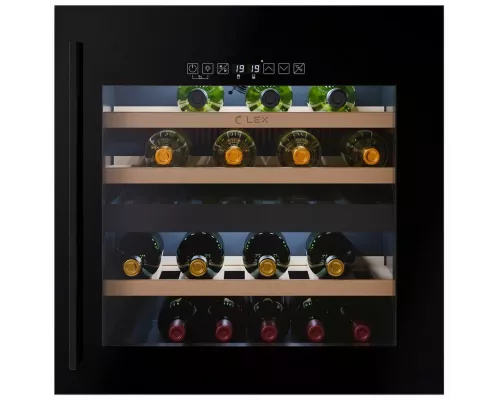Винный шкаф LEX LWD6036BL dual zone S