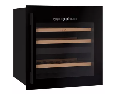 Винный шкаф LEX LWD6036BL dual zone S