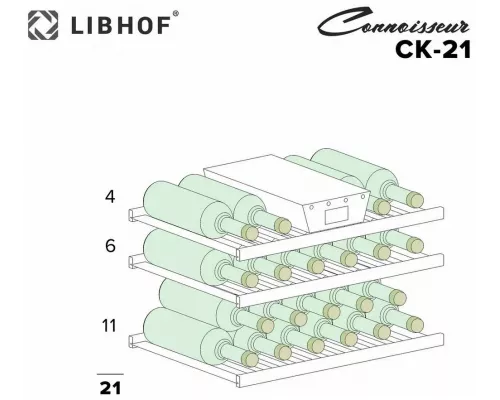 Винный шкаф Libhof CK-21 Black