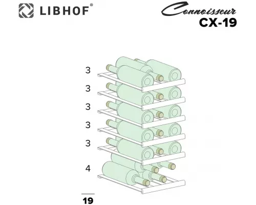 Винный шкаф Libhof CX-19 Black