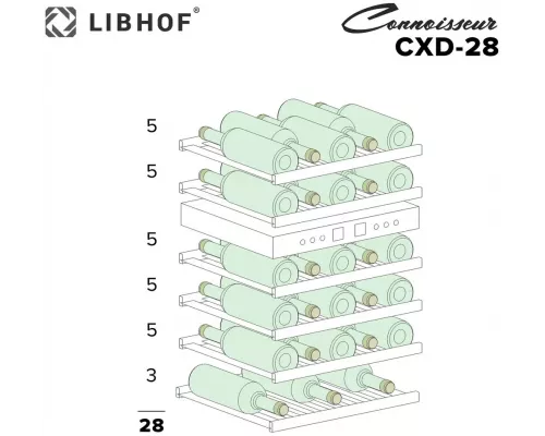 Винный шкаф Libhof CXD-28 Black