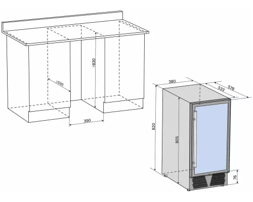 Винный шкаф Libhof CXD-28 Black