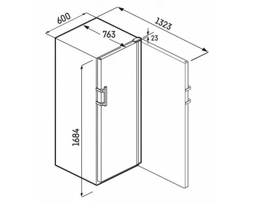 Винный шкаф Liebherr WSbli 5031-20 001 черный