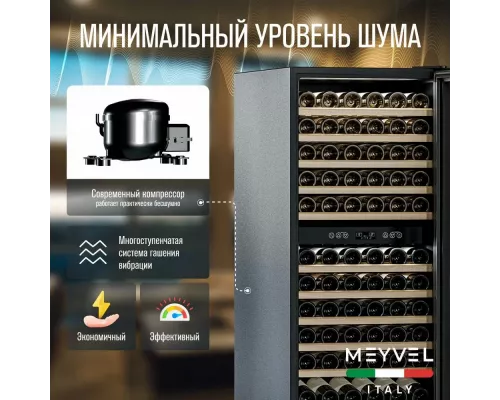 Винный шкаф Meyvel MV116-KBT2