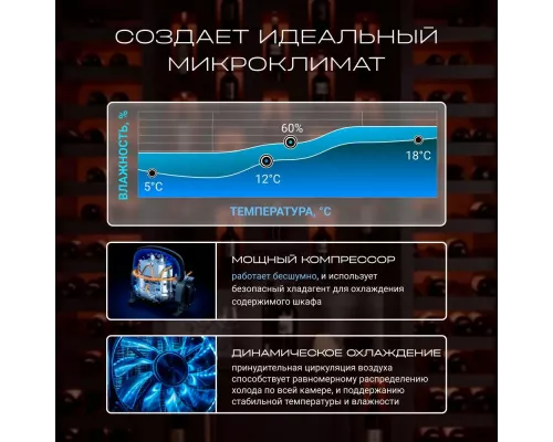 Винный шкаф TESLER CWC-360