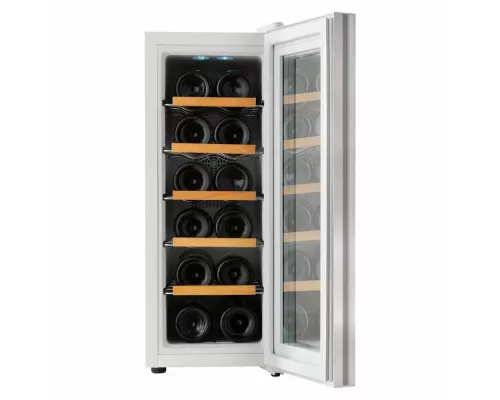 Винный шкаф TESLER WCV-125 SILVER