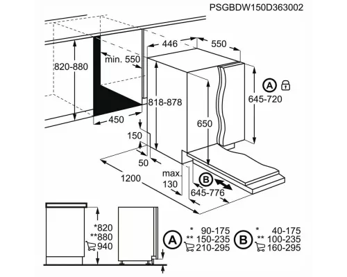 Встраиваемая посудомоечная машина Electrolux KEMB3301L
