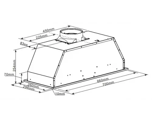 Вытяжка Maunfeld CROSBY LIGHT 70 ""НЕРЖАВЕЙКА""