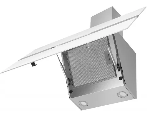Вытяжка Maunfeld MERSEY 90 Inox/ Белое стекло