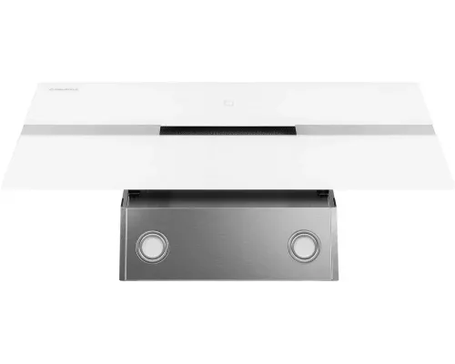 Вытяжка Maunfeld MERSEY 90 Inox/ Белое стекло