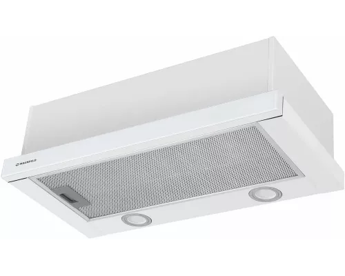 Вытяжка Maunfeld VS LIGHT (GLASS) 60 белое стекло
