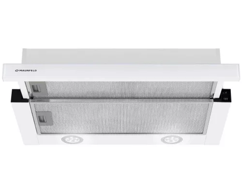 Вытяжка Maunfeld VS LIGHT (GLASS) 60 белое стекло