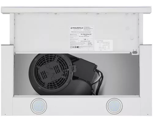 Вытяжка Maunfeld VS LIGHT (GLASS) 60 белое стекло