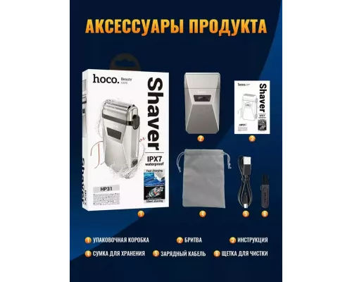 Бритва HOCO HP31 серый