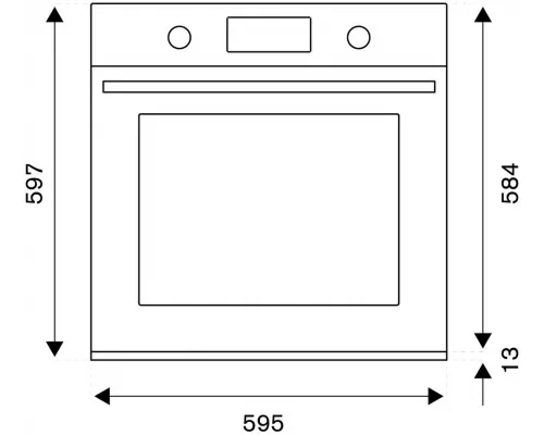 Духовой шкаф Bertazzoni F609MODESX