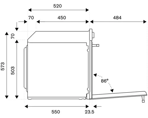 Духовой шкаф Bertazzoni F609MODESX