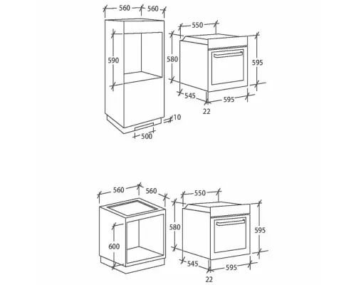 Духовой шкаф Candy FCT625WXL/1