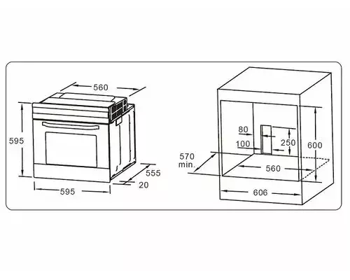 Духовой шкаф EVELUX EO 620 I