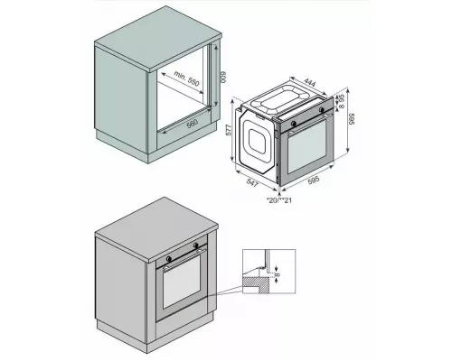 Духовой шкаф Jacky's JO EI7628