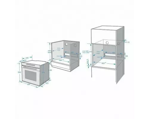 Духовой шкаф KORTING OKB 1331 GBXGr
