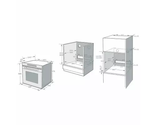 Духовой шкаф KORTING OKB 1351 GSCW
