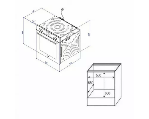 Духовой шкаф KORTING OKB 6071 CBX