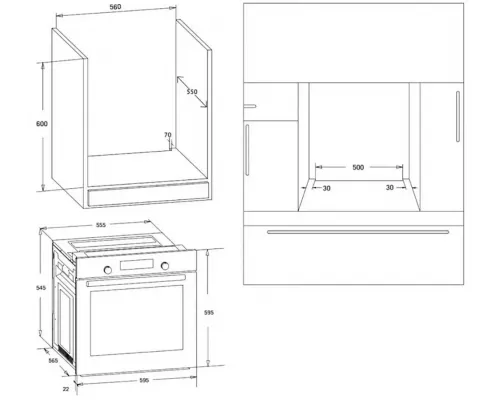 Духовой шкаф KORTING OKB 691 CSGW