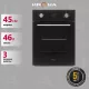 Духовой шкаф KRONA MARMO 45 BL