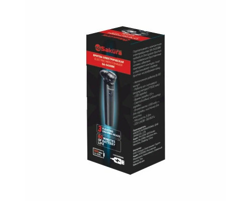 Бритва SAKURA SA-5430BK черный Бритва SAKURA SA-5430BK черный